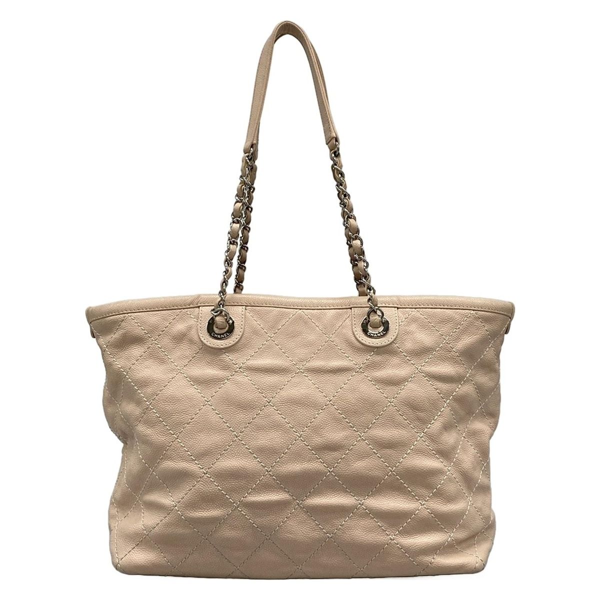 CHANEL(シャネル) ショルダーバッグ ワイルドステッチ ピンクベージュ