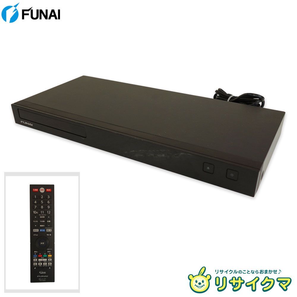 中古】M▽フナイ ブルーレイレコーダー 2021年 HDD 1TB 2番組同時録画