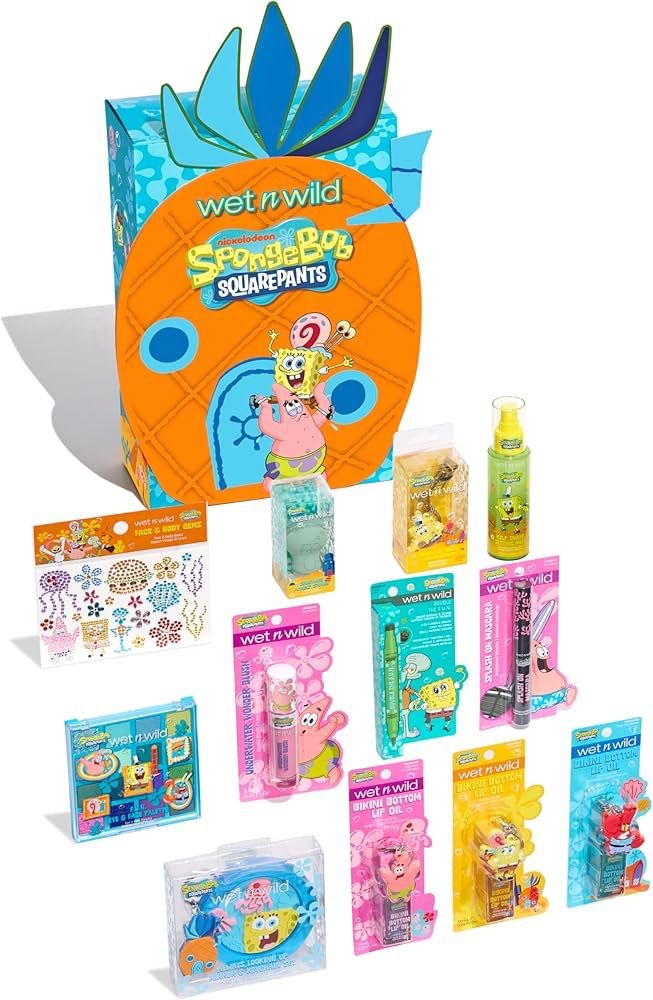 wet n wild × SpongeBob スポンジボブ ボックス コレクターズセット 品 メイクセット