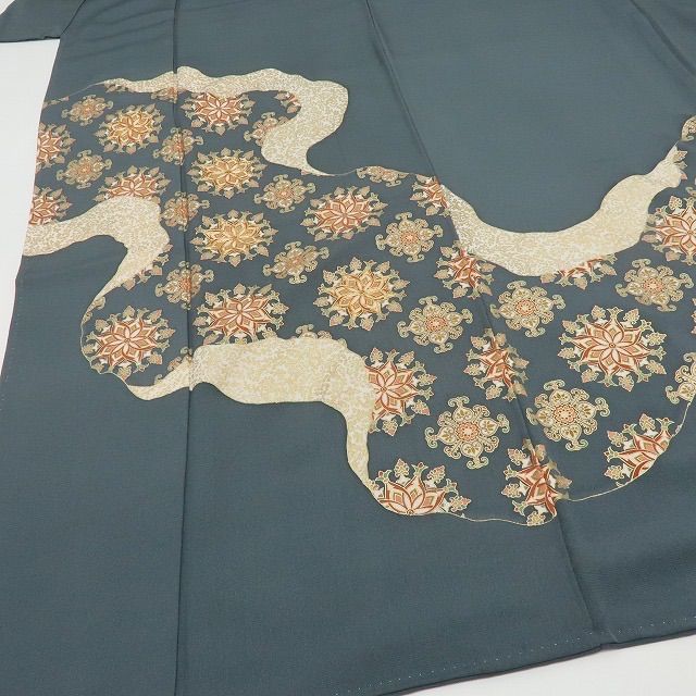 六花-RIKKA- 正絹 金駒刺繡 訪問着 着物 A 4065