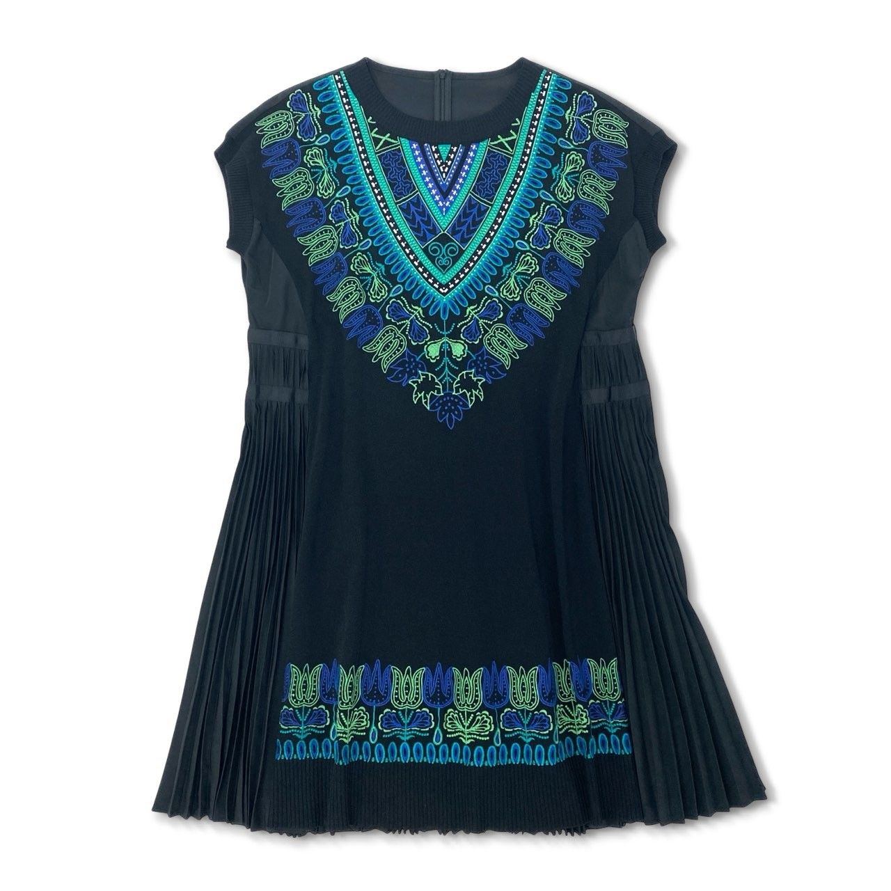 美品◆トクコプルミエヴォル　ワンピース 28k29 TOKUKO 1er VOL トクコプルミエヴォル フレンチスリーブ ニット