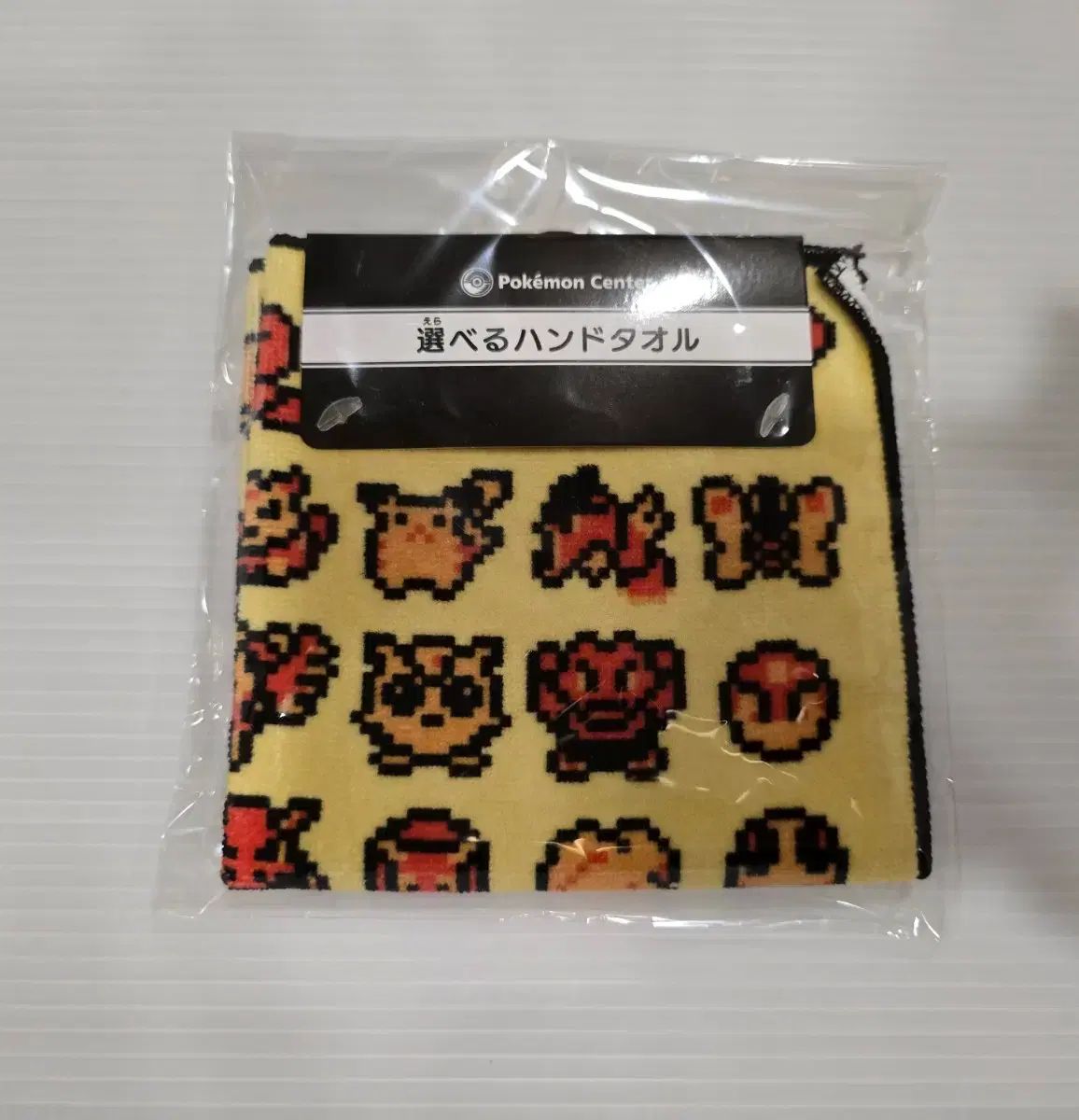 ポケモン 初代ドット風 ハンドタオル 20周年記念 ポケットモンスター