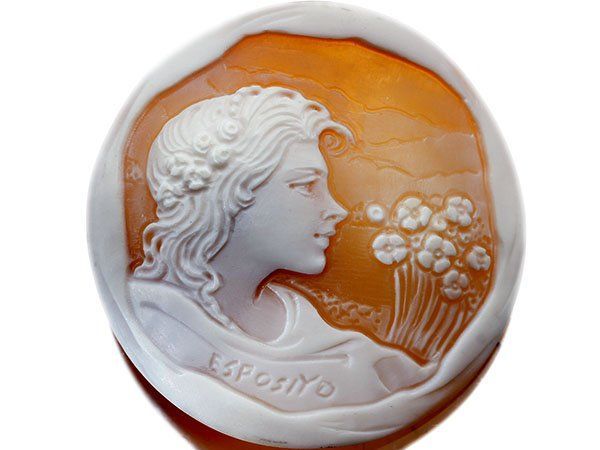 エスポ シート 8 mm 大型 カメオ シェルカメオ エスポ シート 8 mm