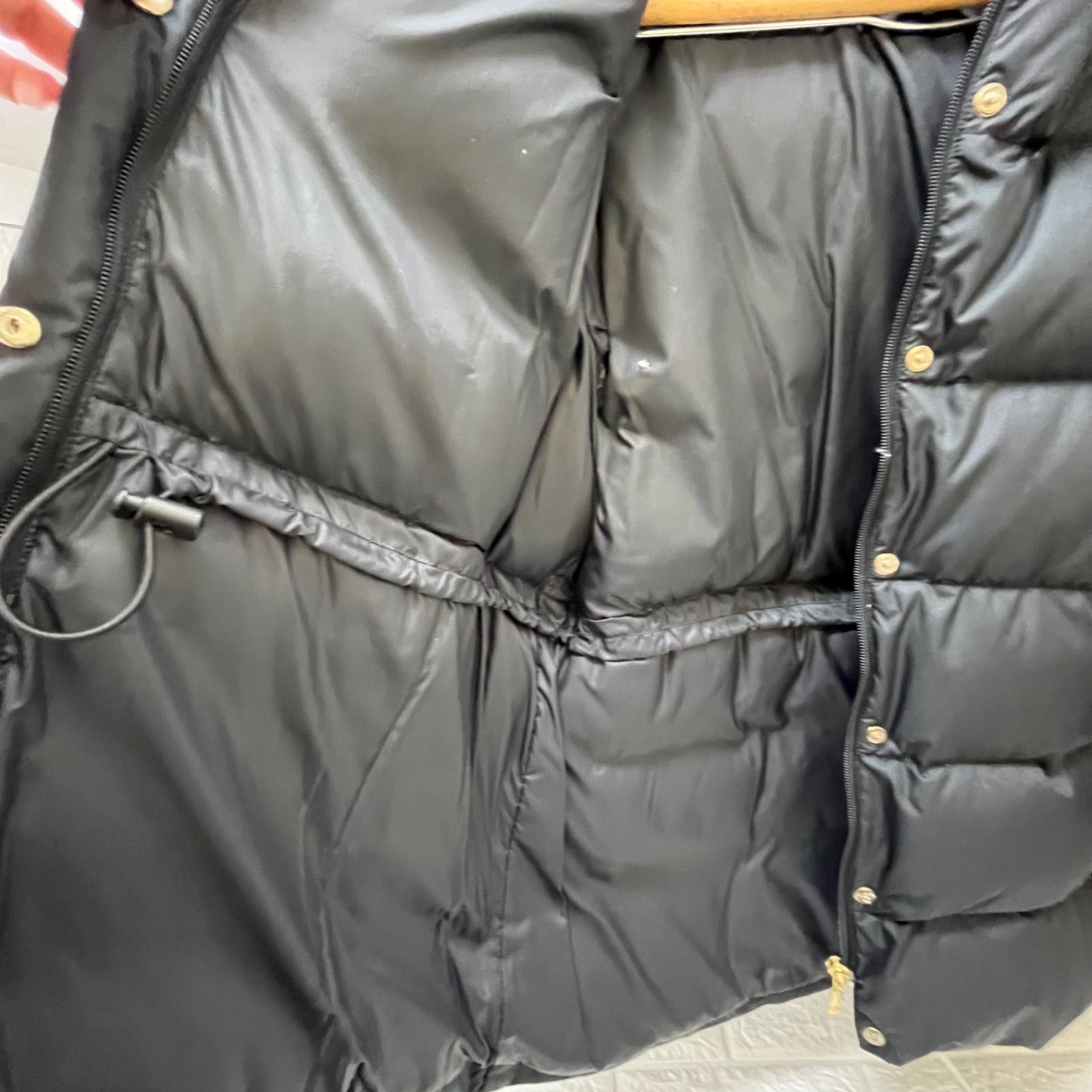 モンクレール MONCLER 茶タグ ファーフード ダウンジャケット コート