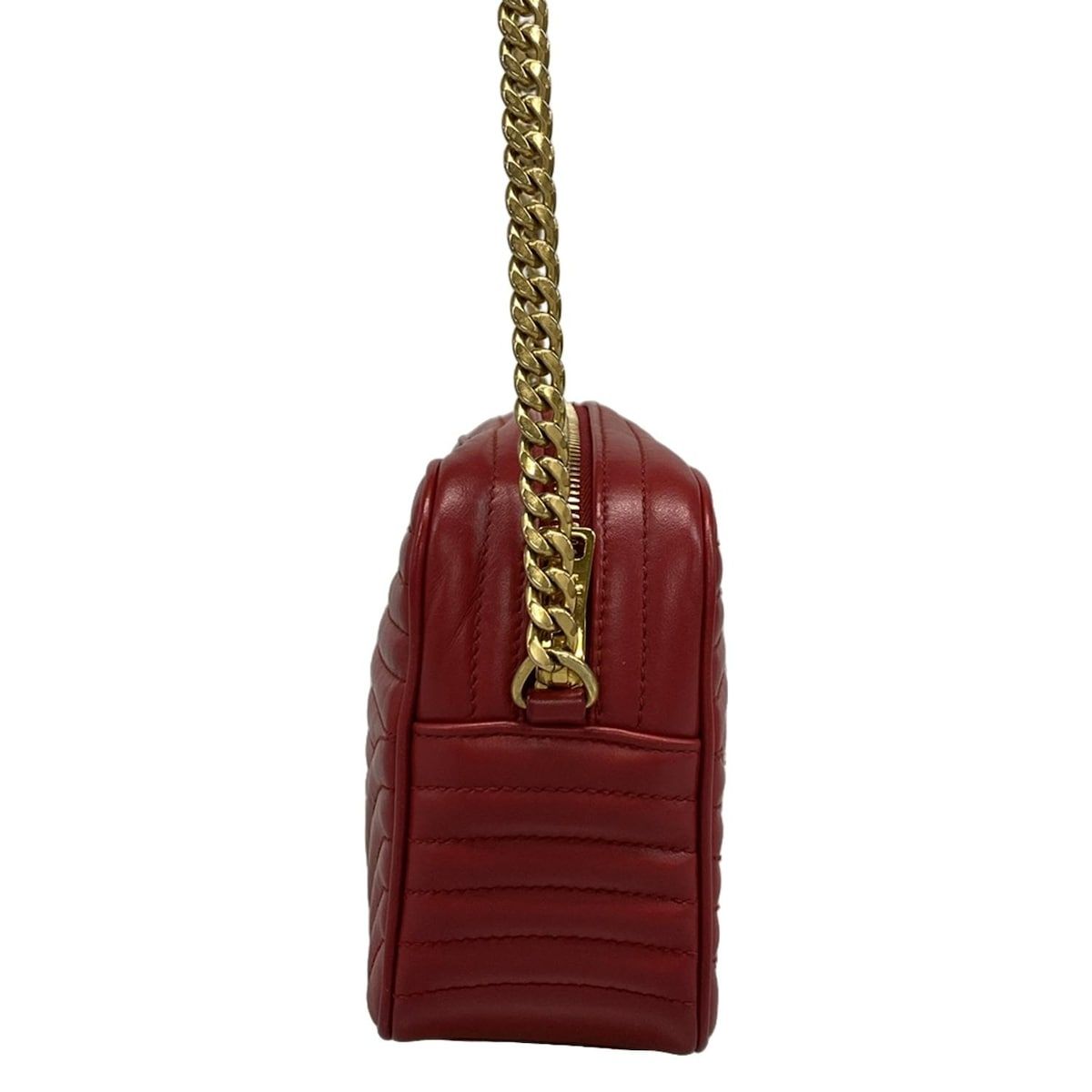 PRADA ショルダーバッグ ダイアグラム　レッド PRADA(プラダ) ショルダーバッグ ダイアグラム レッド チェーン