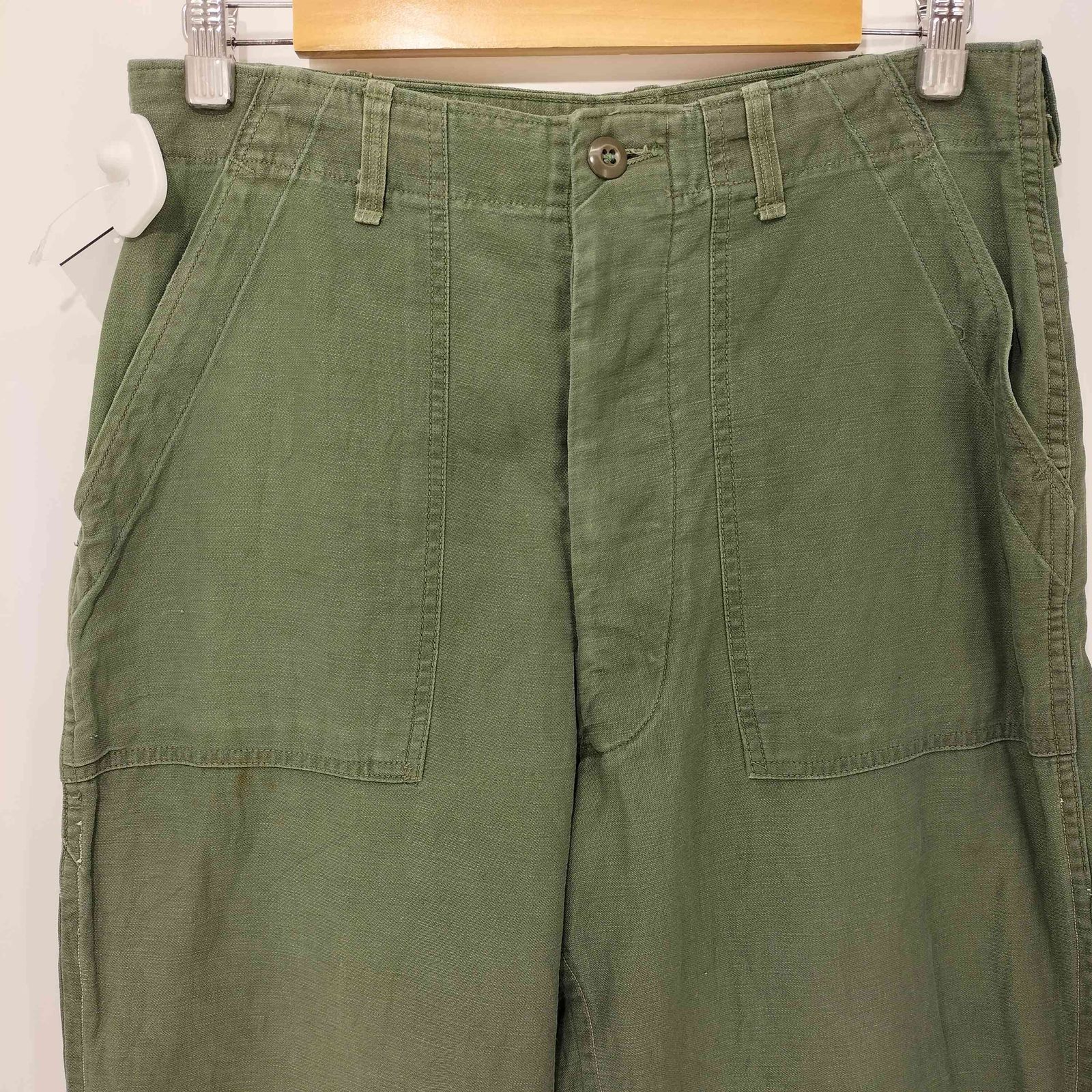 ユーエスアーミー U.S. ARMY 60-70s 米軍 コットンサテン ベイカー