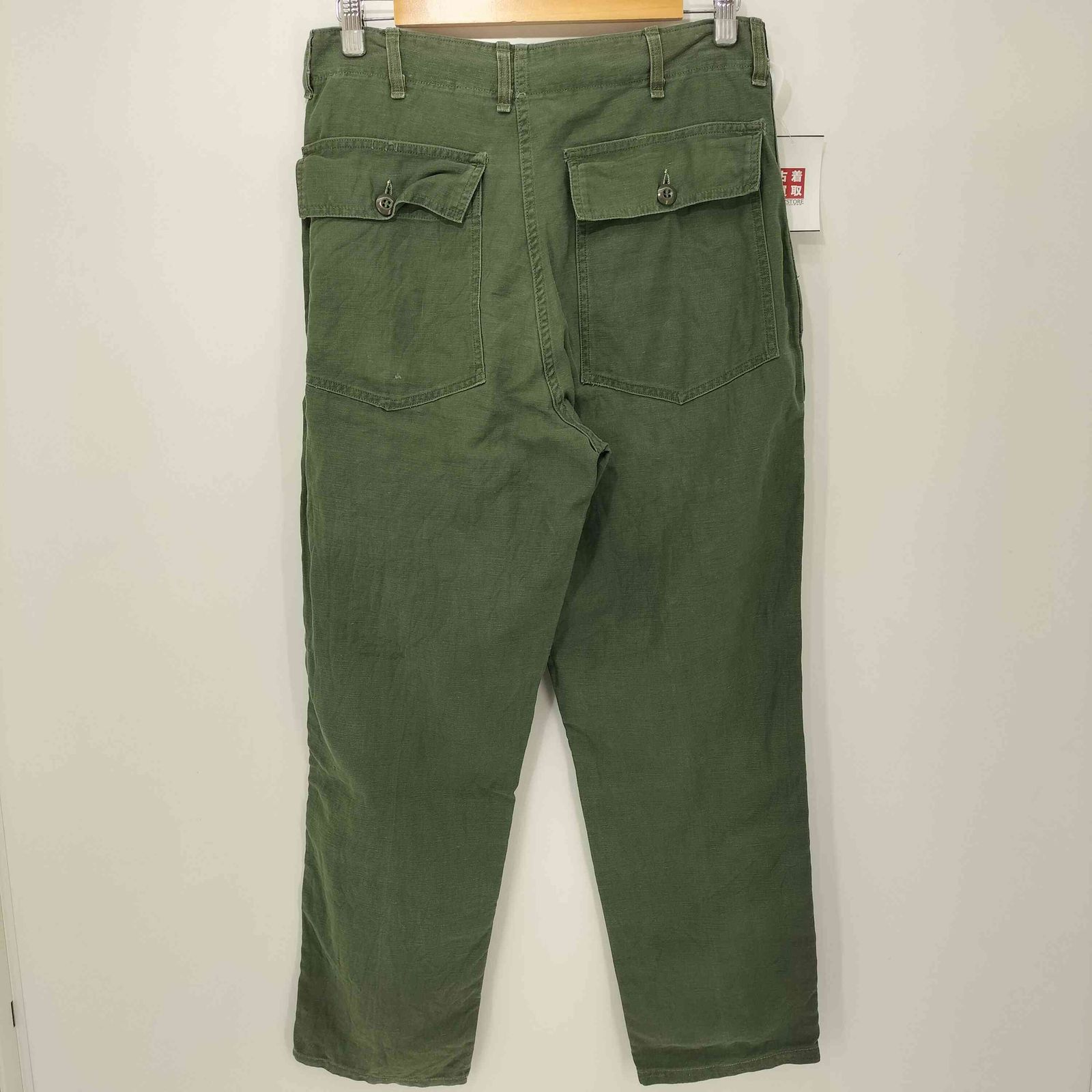 ユーエスアーミー U.S. ARMY 60-70s 米軍 コットンサテン ベイカー