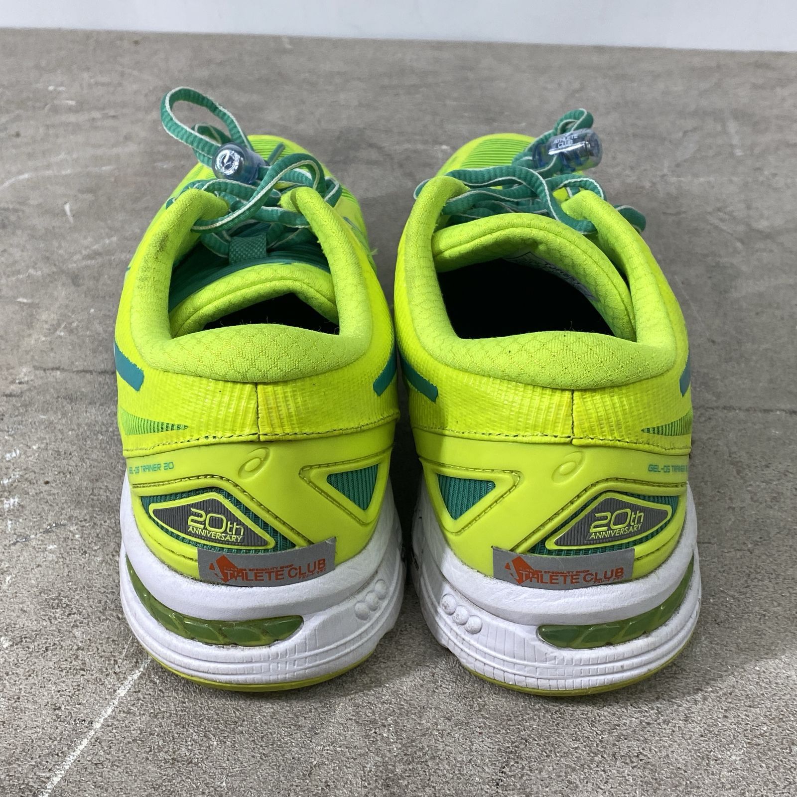 Asics アシックス ランニングシューズ 24.5cm ライムグリーン 蛍光色