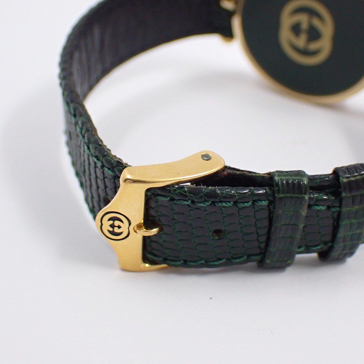 グッチ ラウンド型 シェリーラインケース クォーツ メンズ 腕時計