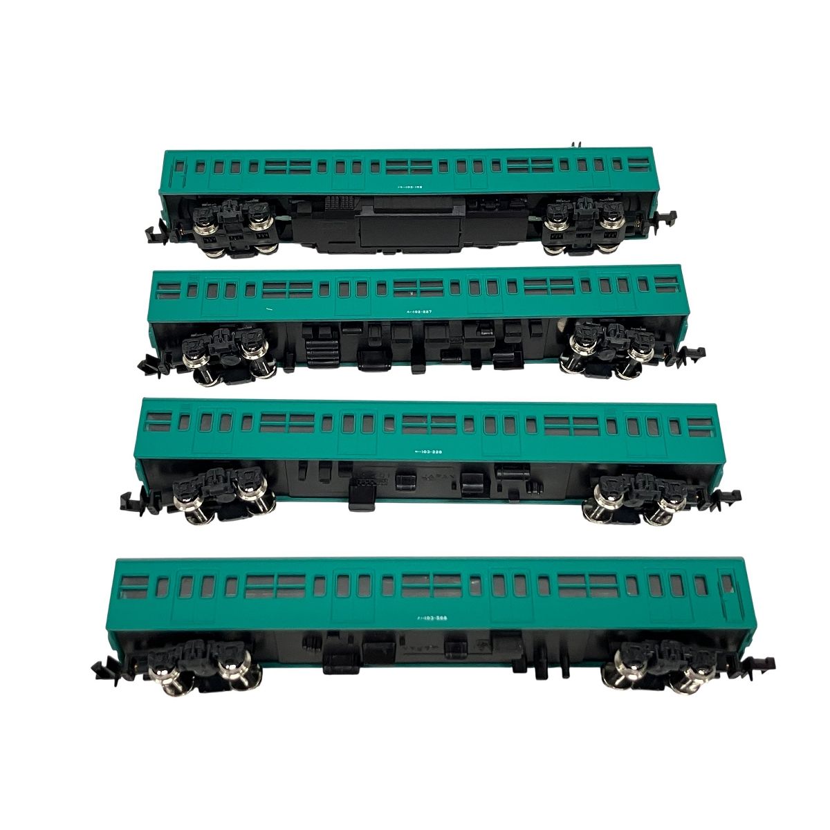 KATO 10-365 103系 一般形 エメラルドグリーン 4両セット Nゲージ 鉄道
