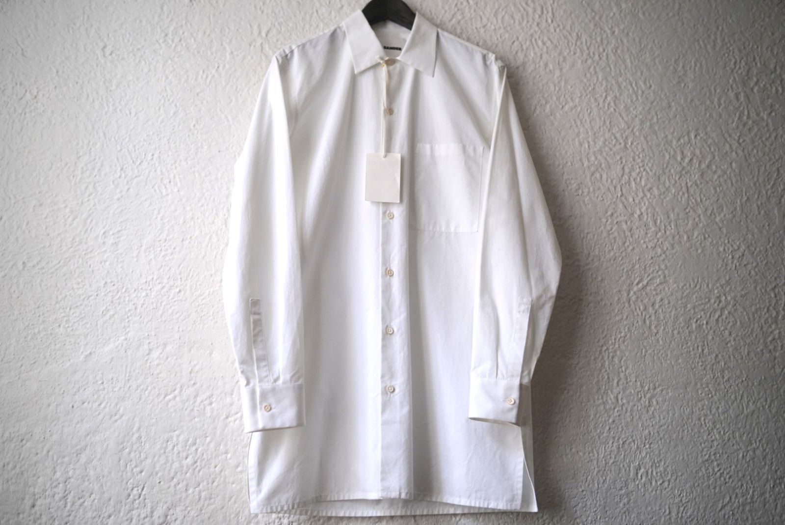 21 SS オーバーサイズシャツ ホワイト JIL SANDER ジルサンダー