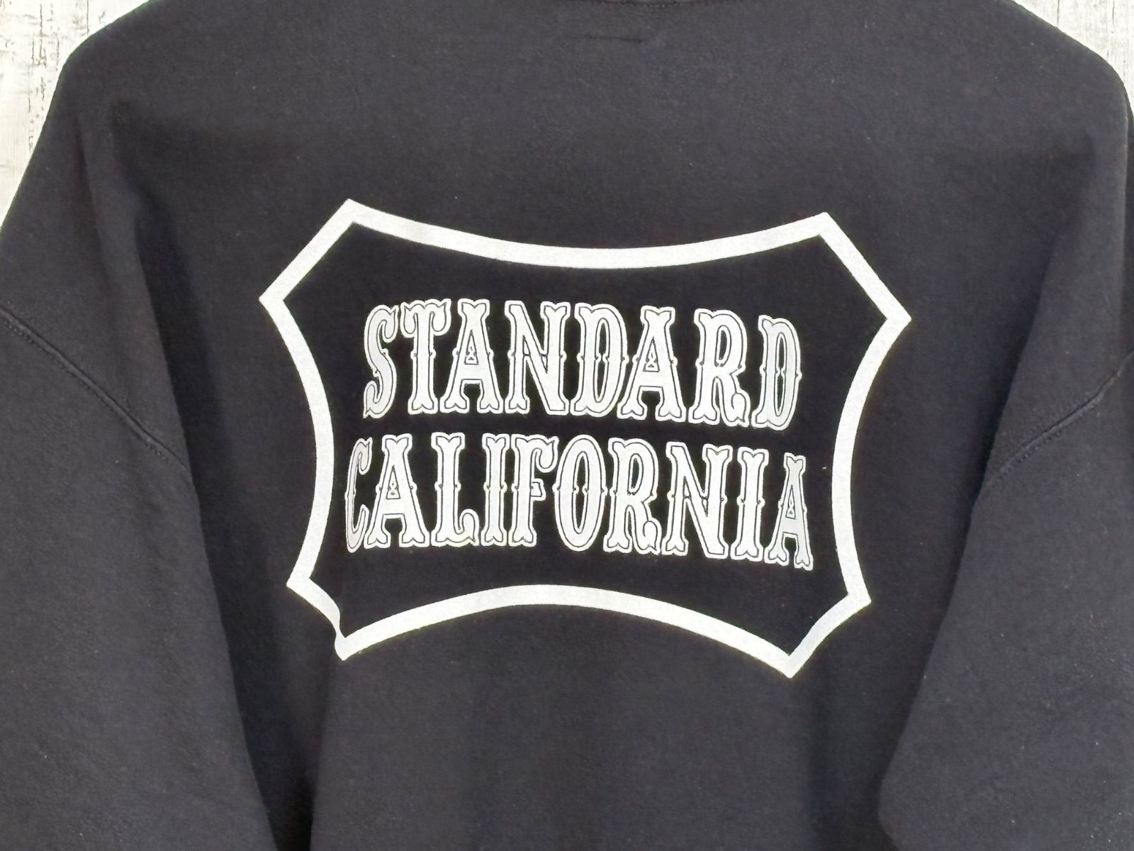 Standard California × Vans 20周年 スエット 黒 M Standard California × Vans 20周年 スエット 黒 スタンダード