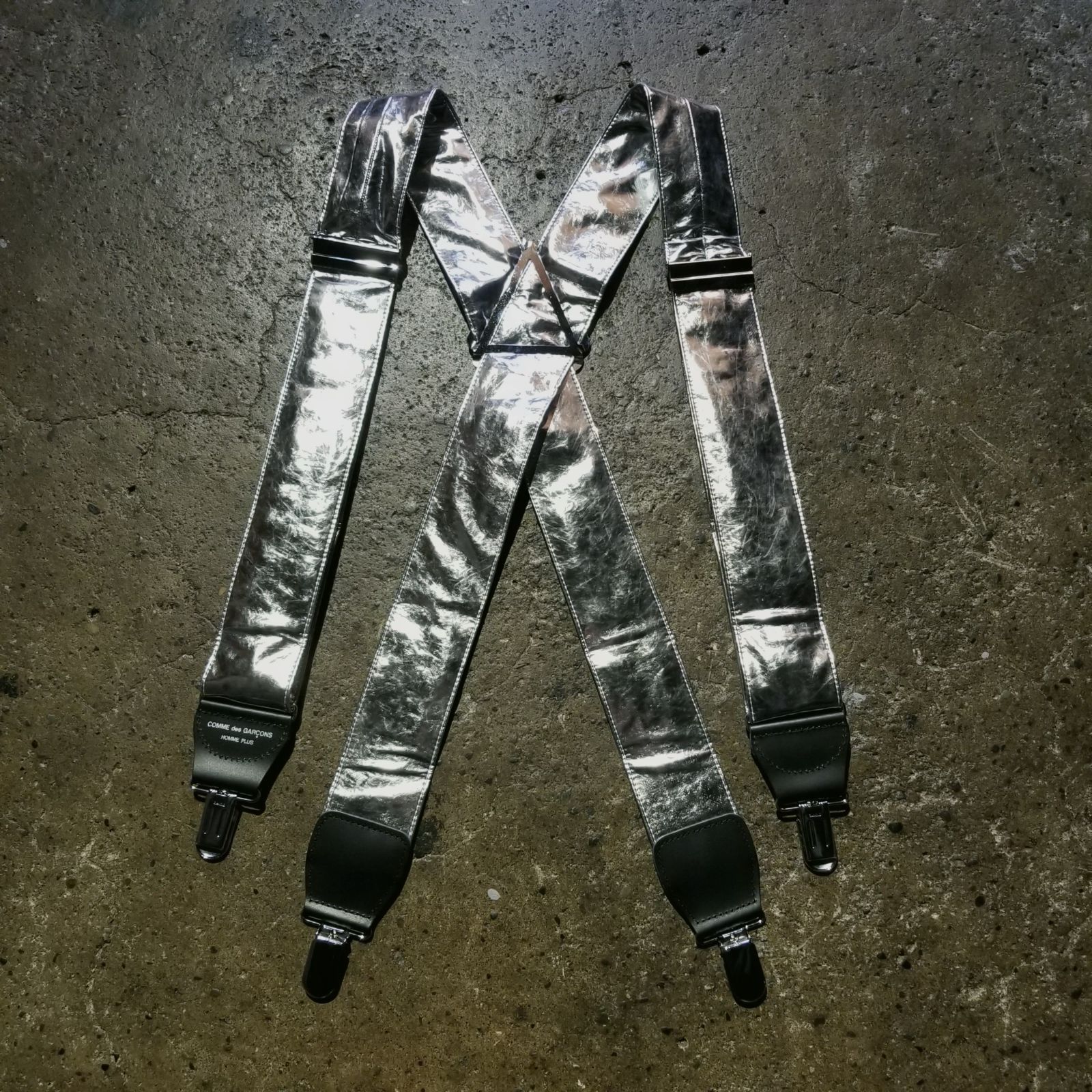 COMME des GARCONS HOMME PLUS 21SS サスペンダー COMME des GARCONS HOMME PLUS 21ss メタリック サスペンダー