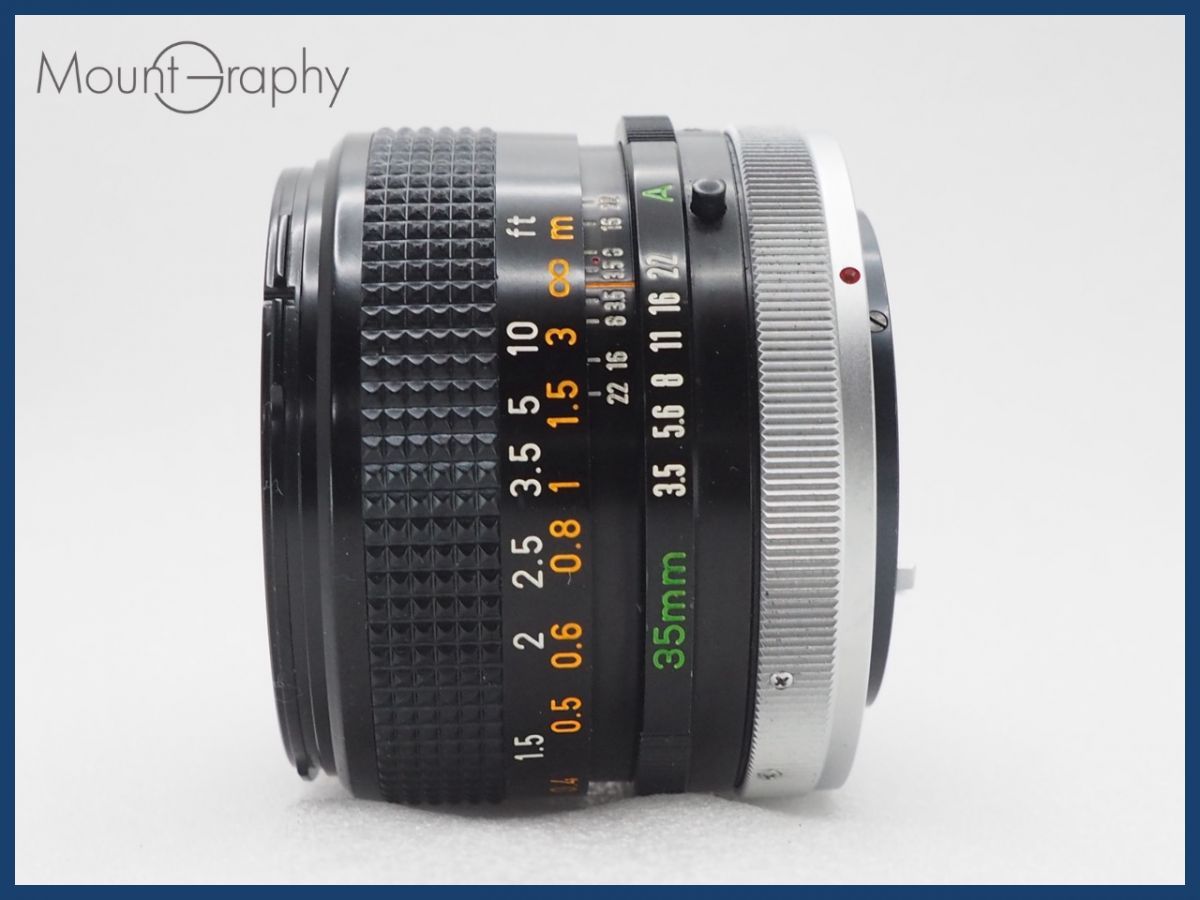 CANON キヤノン FD 35 mm F 3 5 S C レンズフィルター付 同梱無料 i 10741 その他 カメラ