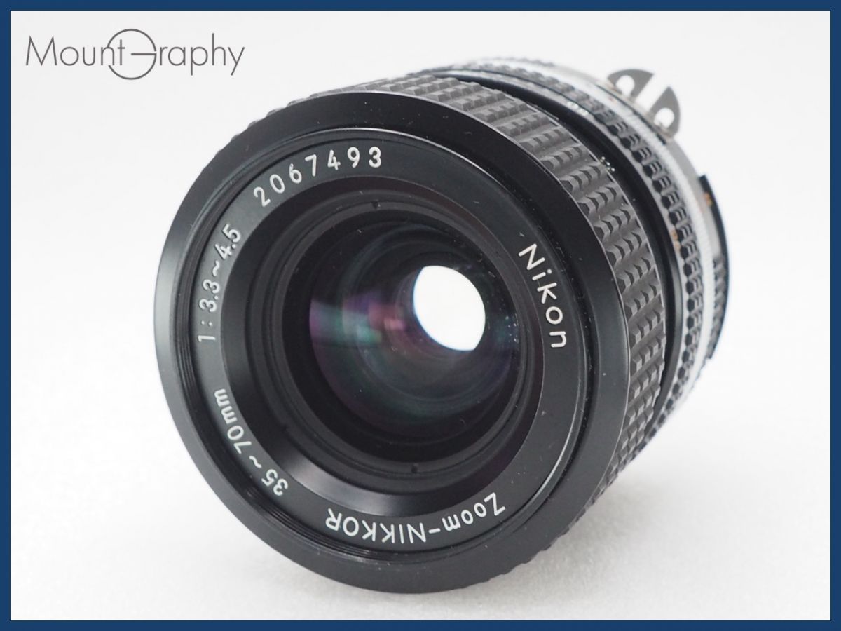 上 NIKON ニコン Ai-S Zoom-NIKKOR 35-70 mm F 3.3-4.5 同梱無料 i 10743