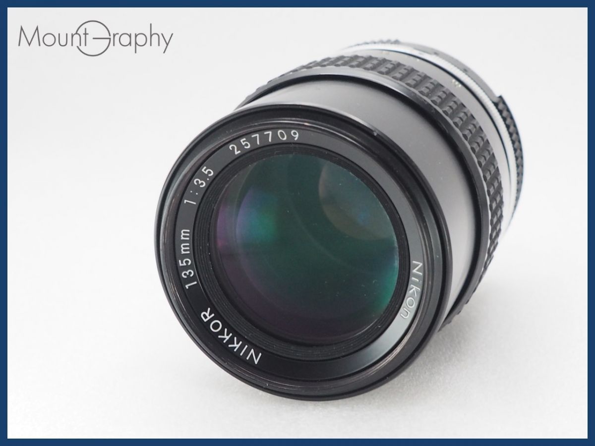 NIKON ニコン Ai NIKKOR 135 mm F 3 5 同梱無料 i 10744