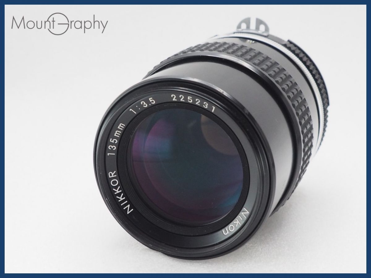 上 NIKON ニコン Ai NIKKOR 135 mm F 3 5 同梱無料 i 10745