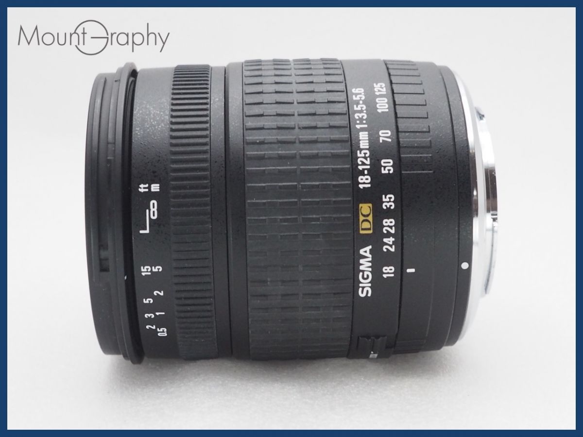  SIGMA シグマ ZOOM 18 125 mm F 3 5 6 DC 後キャップ フード付 同梱無料 i 10754 その他 カメラ