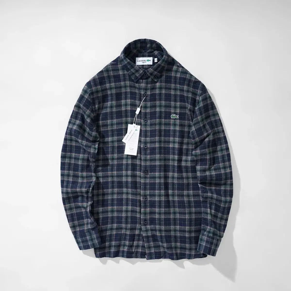 ラコステ スリムフィット チェック シャツ 5種 新品 - メルカリ