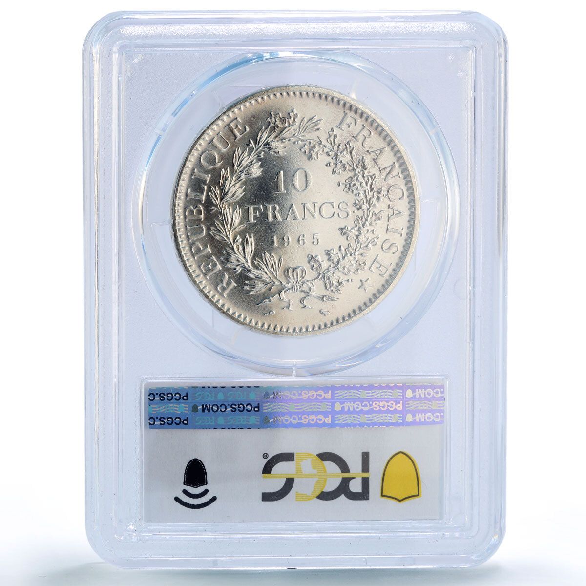1967 フランス 10フラン 銀貨 PCGS MS63 1967 フランス 10フラン 銀貨