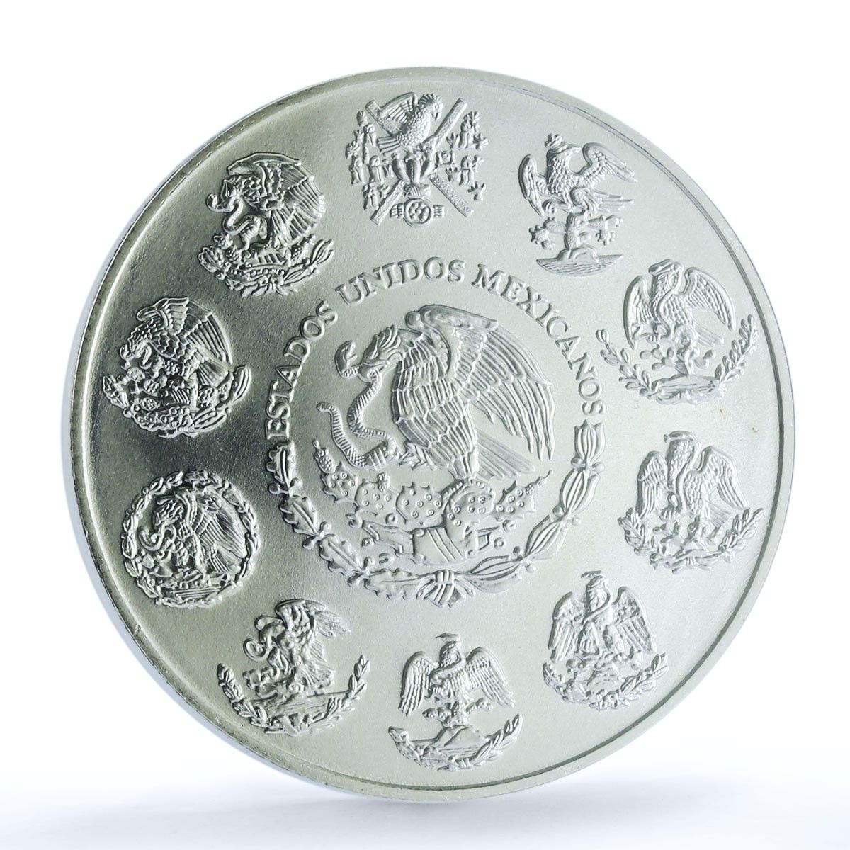 メキシコ 1オンザ・リベルタッド 独立の天使 KM-639 MS 66 PCGS 銀貨