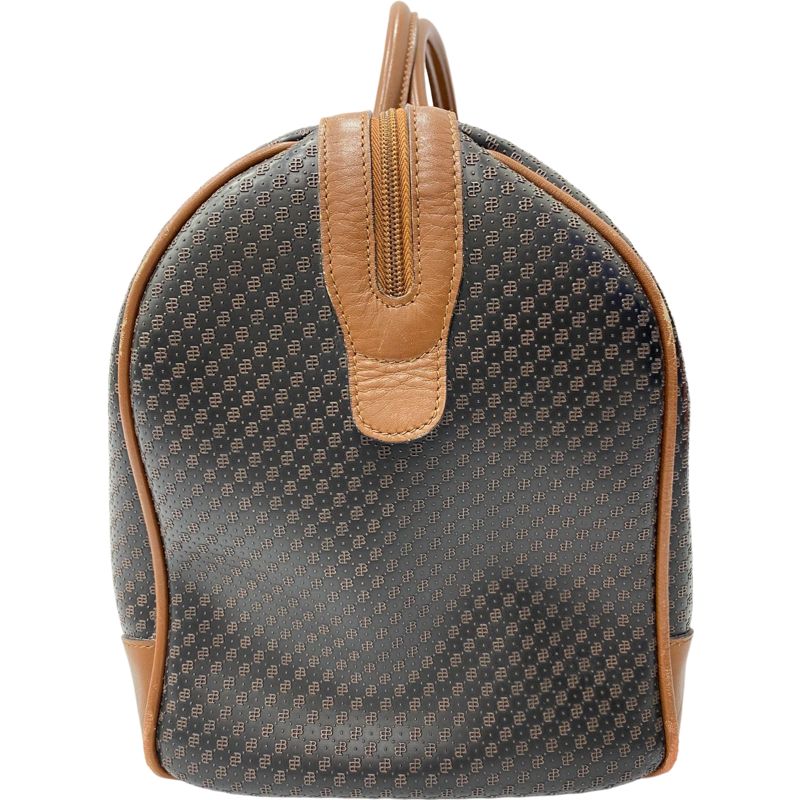 BALLY バリー PVC×レザー ボストンバッグ トラベルバッグ 旅行かばん