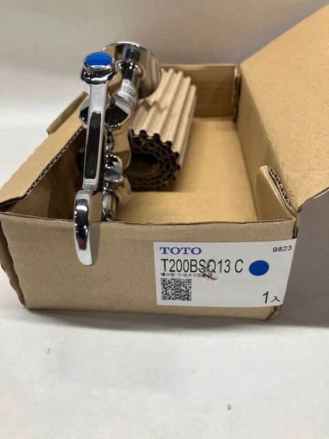 TOTO 横水栓 吐水口回転 レバー式 み