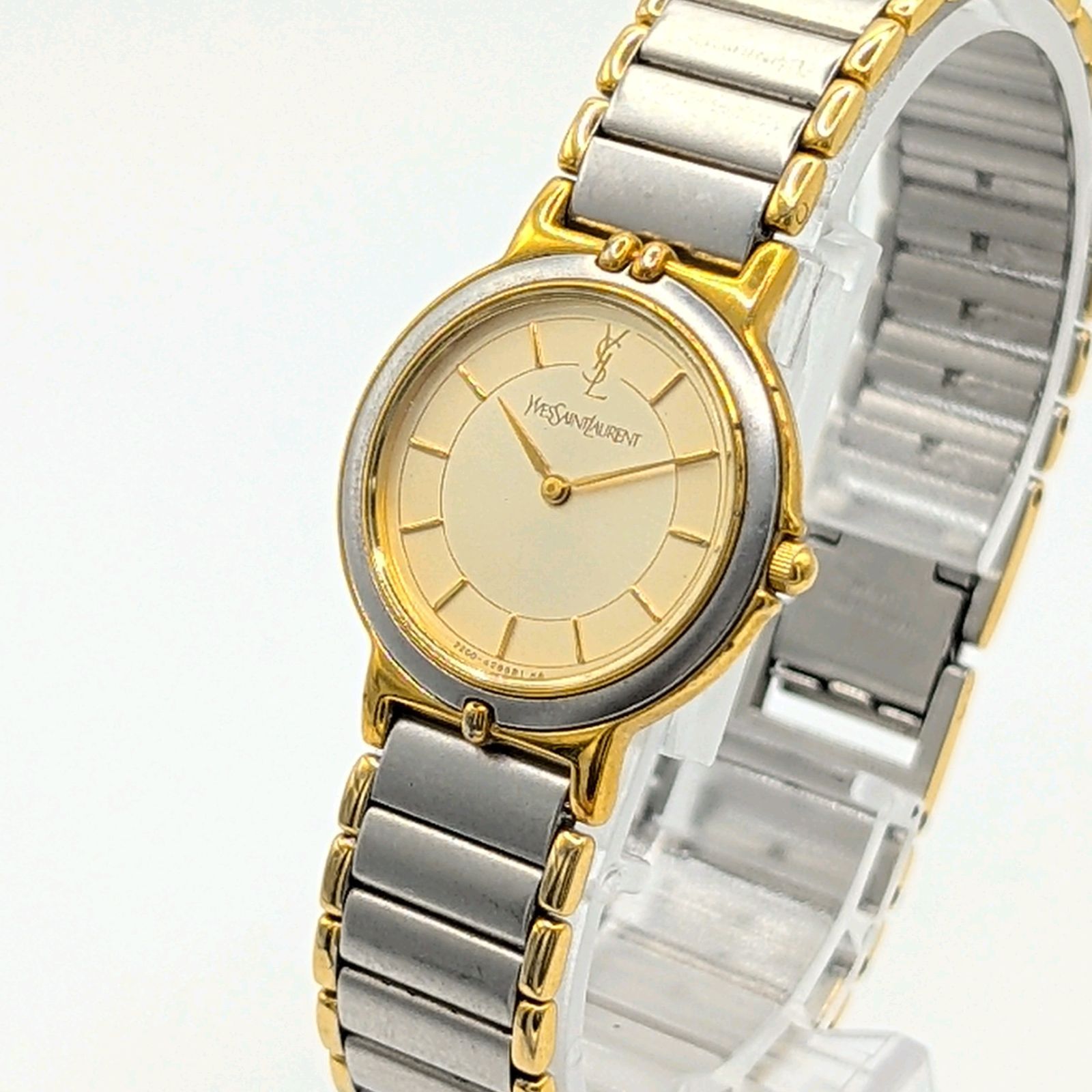 Yves Saint Laurent 2200-228481 Watch quartz Ladies Gold Silver