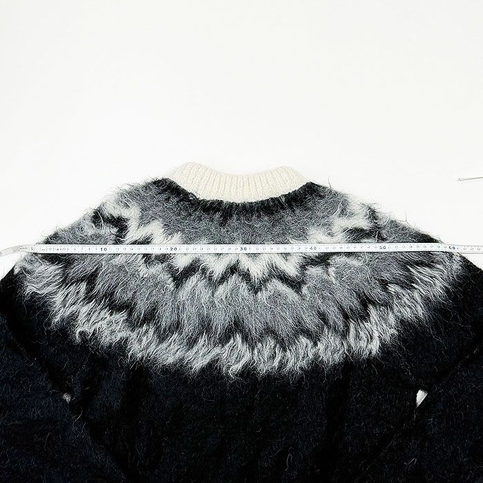 美品】CELINE セリーヌ ヘアリーセーター ノルディック アルパカ