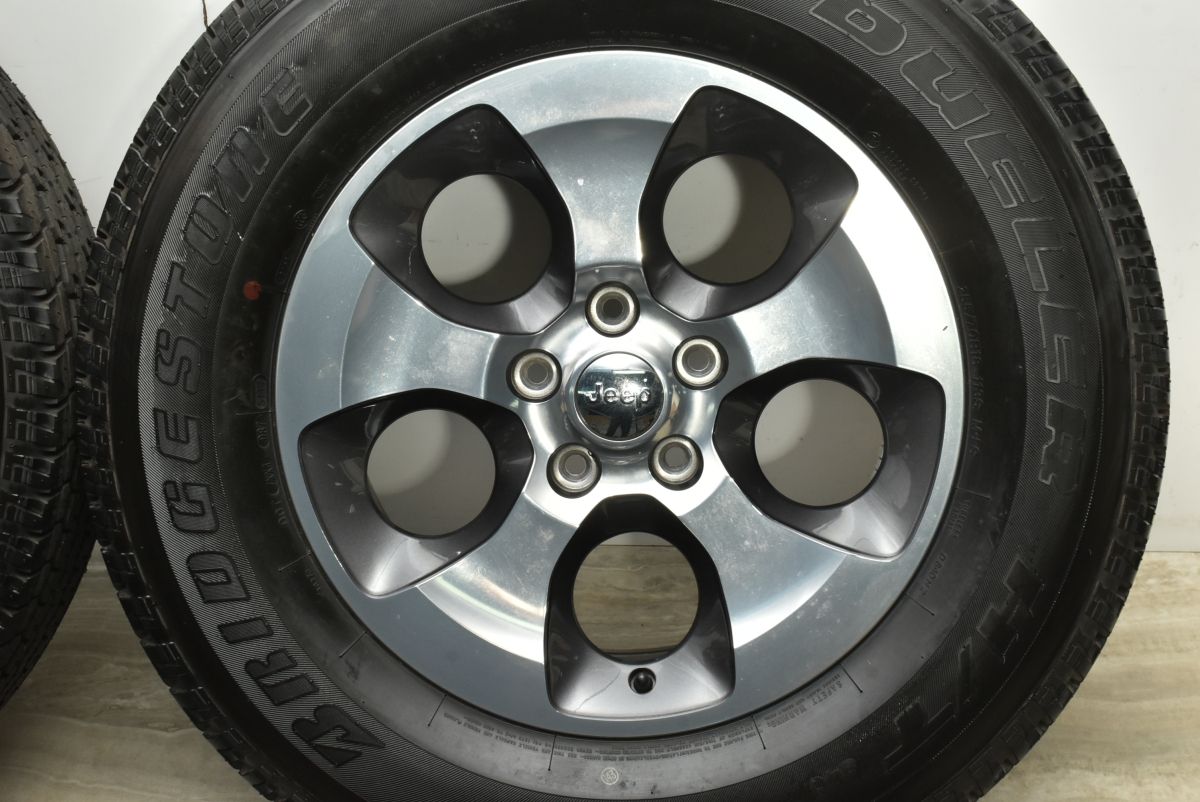  JEEP JK ラングラー 18 in 7 5 J 44 45 PCD 127 ブリヂストン デューラー H T 840 255 70 R 品番 18インチ タイヤ ホイールセット