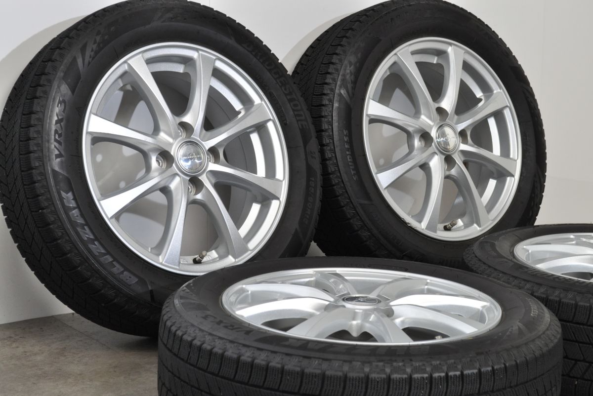 程度良好 15 in 6 J 50 PCD 100 ブリザックVRX 3 185 60 R ヤリス フィット シャトル グレイス アクア ヴィッツ