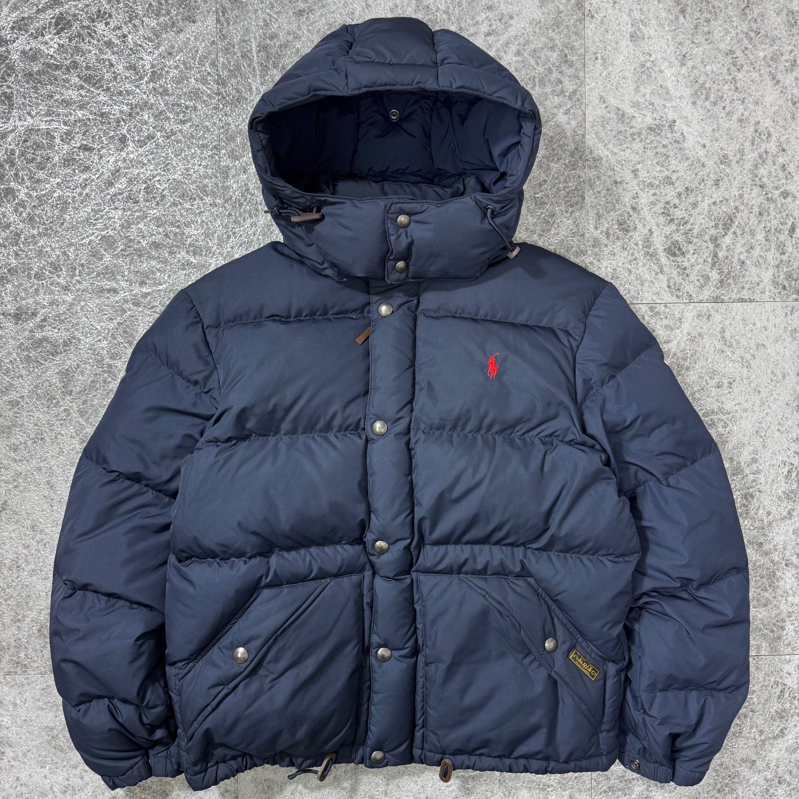 美品 POLO RALPH LAUREN ポロ ラルフローレン 肉厚 刺繍ロゴ フード