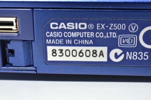 カメラ ☆良品☆ CASIO カシオ EX-Z500 ブルー コンパクトデジタル