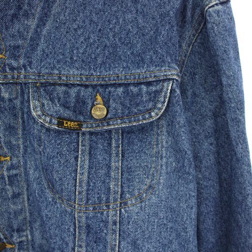 リー LEE 80-90's デニムジャケット Gジャン ジージャン XL 青 PATD