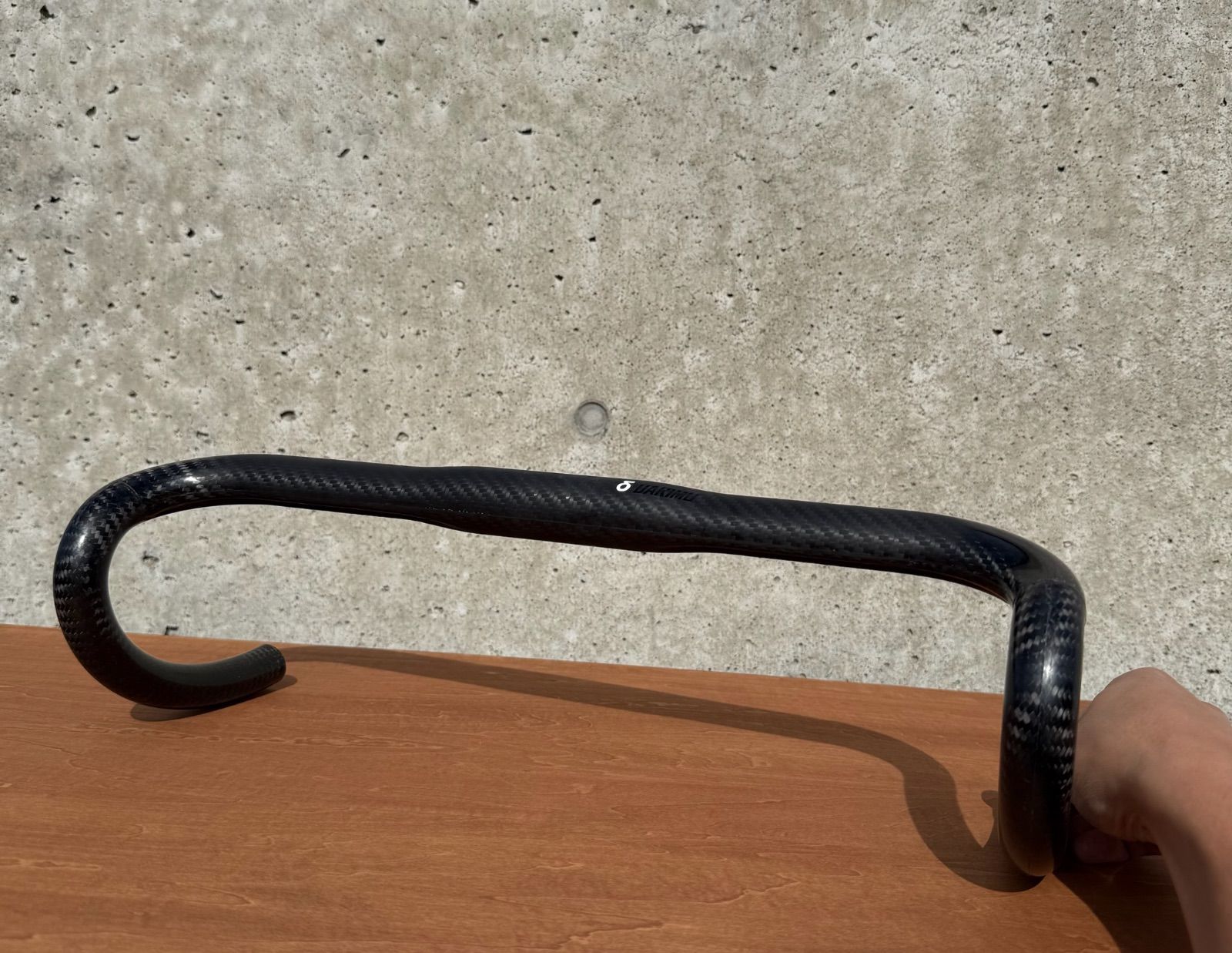 美品】Darimo Ellipse カーボンハンドル 420mm 超軽量 ハンドメイド