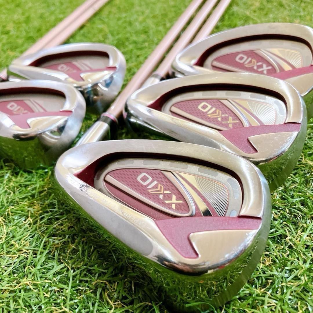 【新品】ゼクシオ XXIO MP1200 アイアンセット レディース 5本 L 良品 XXIO MP1200 ゼクシオ レディースアイアン 5本 初心者 右 L
