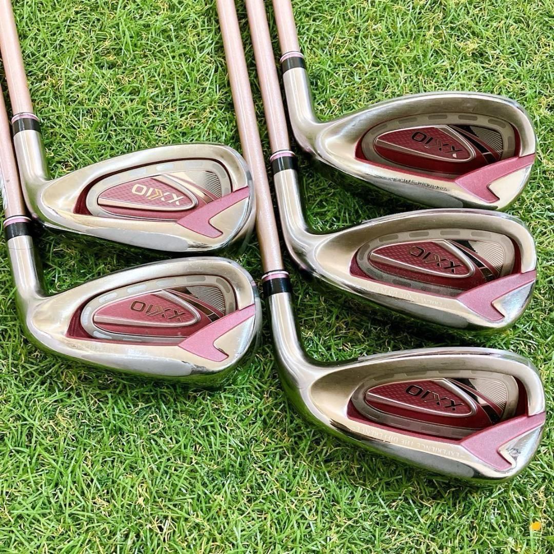 良品 XXIO MP1200 ゼクシオ レディースアイアン 5本 初心者 右 L