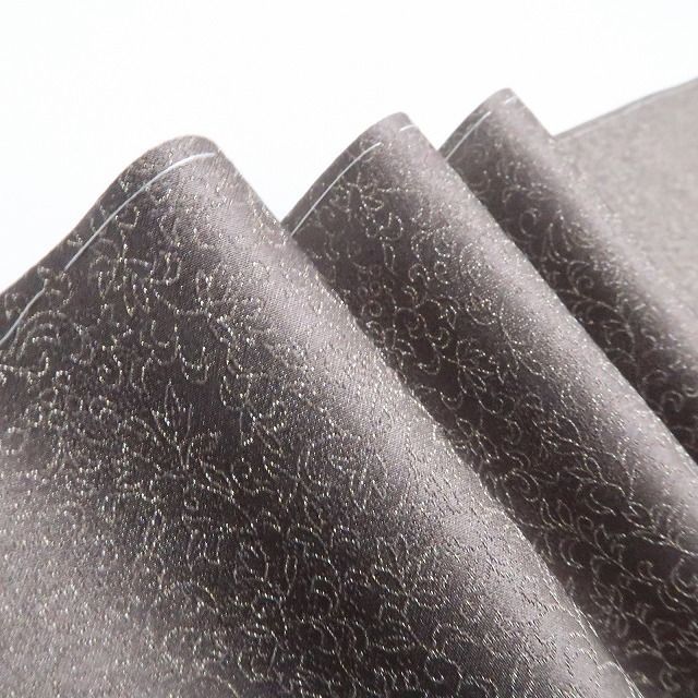 ❁tomihisa❁ 久保田一竹工房 落款 着物 正絹 仕付け糸付 トールサイズ まるで繊細で優美な火花弾ける囲炉裏 色無地 7268