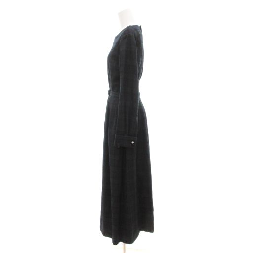 マーガレットハウエル MARGARET HOWELL シャツワンピース ブラック