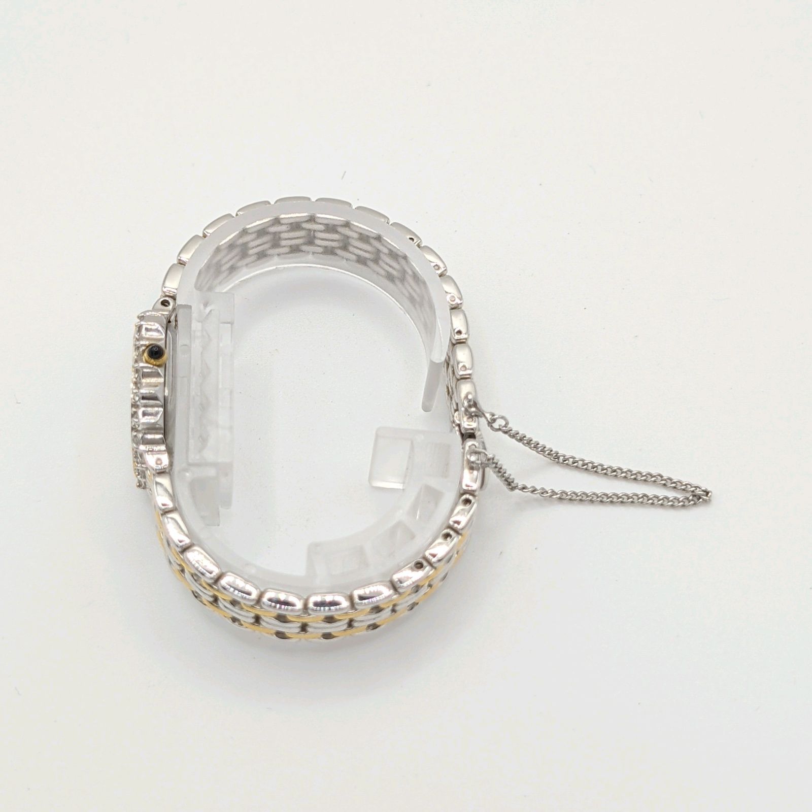 RADO DIASTAR QZ Ladies Octagon Dia Bezel Gold Silver Combi Y2K 00S