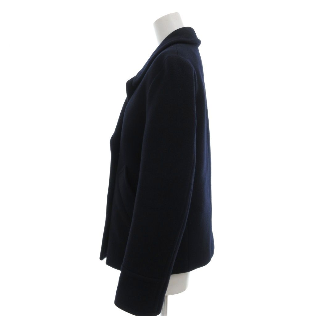 サイ ベーシックス SCYE BASICS ピーコート Pコート カシミヤ混 38 紺