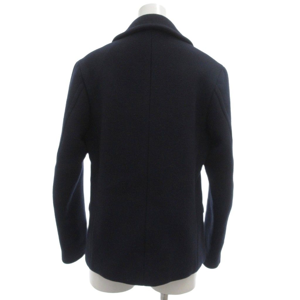 サイ ベーシックス SCYE BASICS ピーコート Pコート カシミヤ混 38 紺