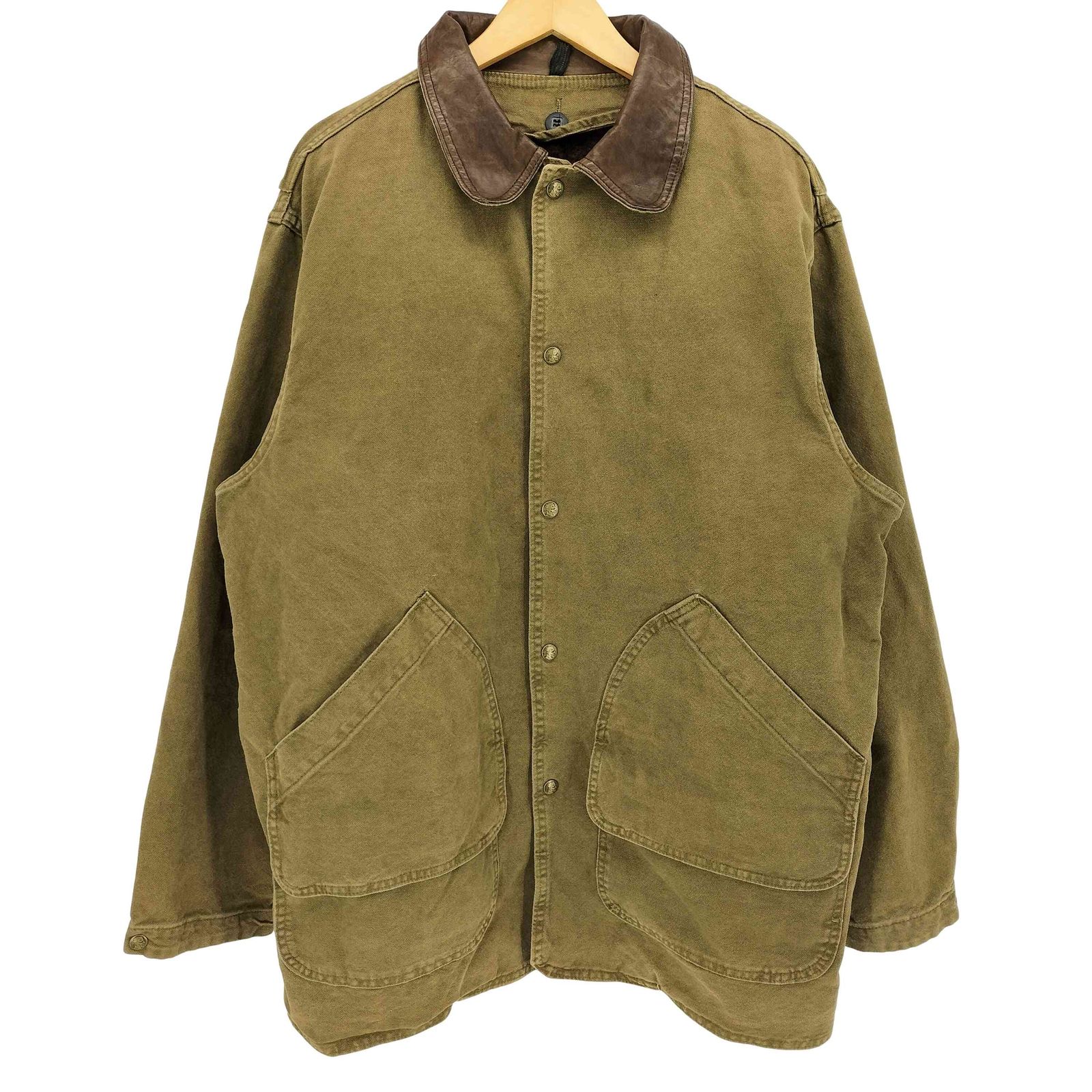 ウールリッチ WOOLRICH 90S ライナー付 襟レザー切替 ハンティング