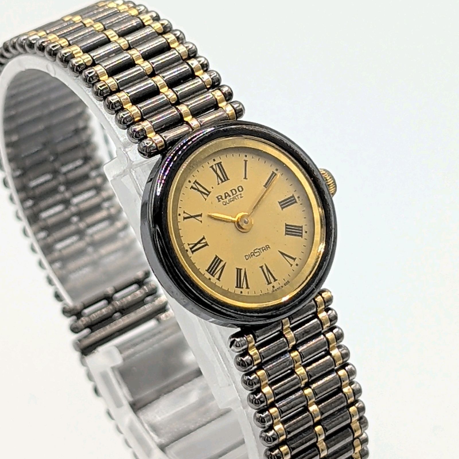 RADO DIASTAR 133.9620.3 Watch Quartz Ladies Round G Y 2 K 00 S Vintage Not Working ラドー ダイアスター 時計 クオーツ レディース ラウンド ゴールド ヴィンテージ 不動品
