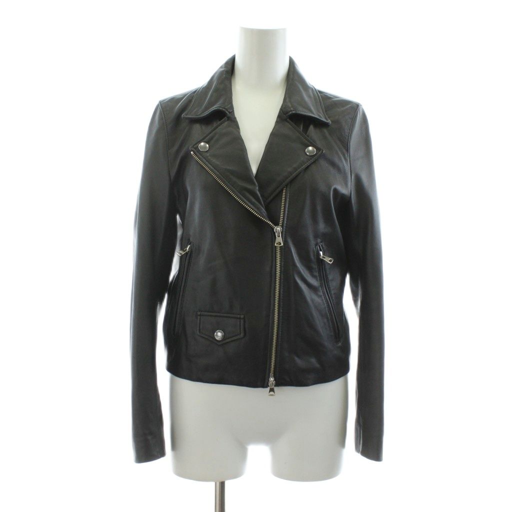 ステュディオス STUDIOUS ダブルライダースジャケット レザー