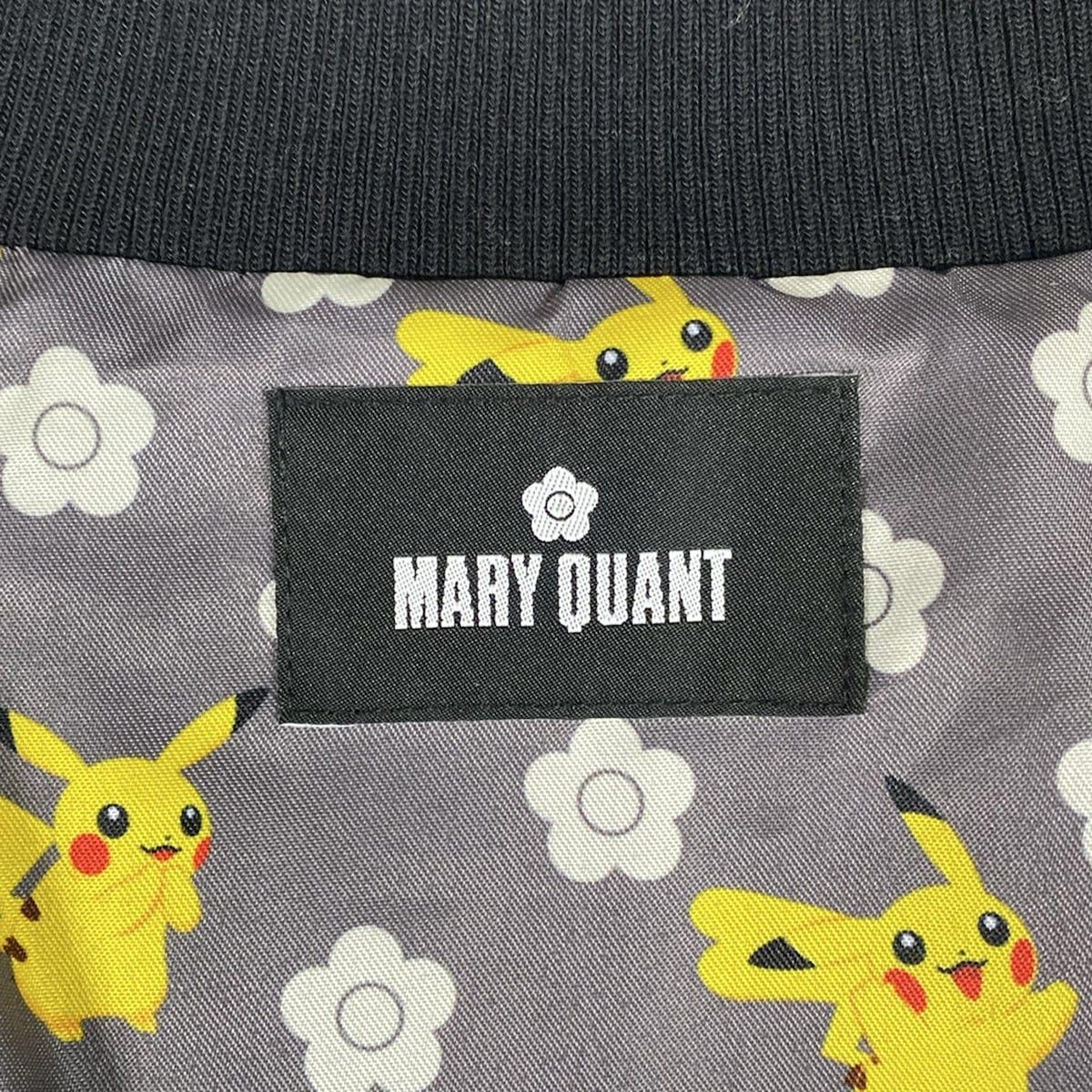 MARY QUANT(マリークワント) ブルゾン サイズM - 黒×アイボリー