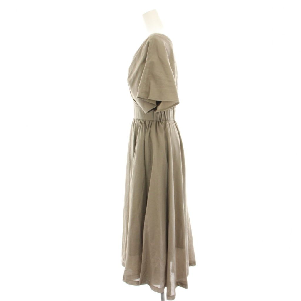 エポカ EPOCA THE SHOP ワンピース 半袖 カシュクール マキシ ロング