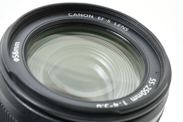  CANON キャノン EF S 55 250 mm F 4 5 6 IS K 206 レンズ(ズーム) カメラ