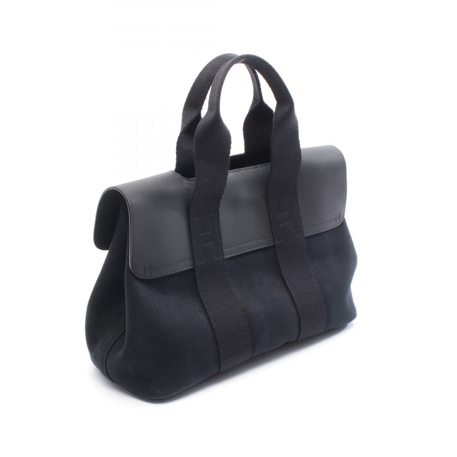 エルメス HERMES ハンドバッグ ヴァルパライソPM ブラック レザー