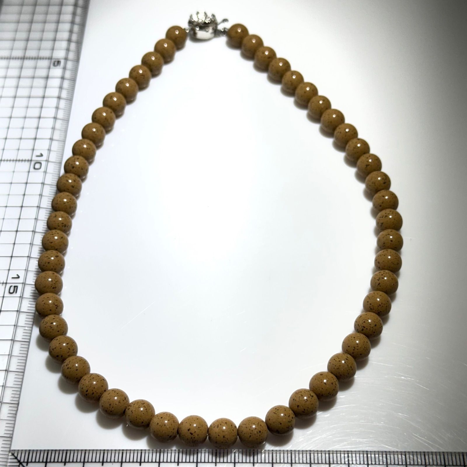 北投石茶ネックレスNO25-2414 - メルカリ